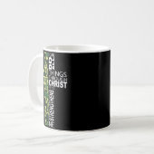 Ich kann alle Dinge durch Christus tun, der mich s Kaffeetasse (Vorderseite Links)