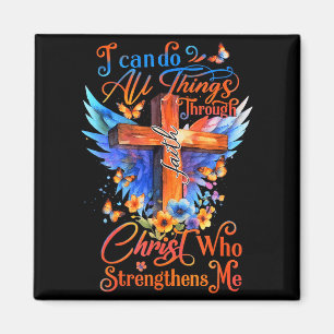Ich kann alle Dinge durch Christus tun, der mich s Magnet