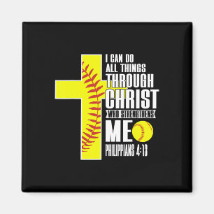 Ich kann alle Dinge durch Christus tun Softll Chri Magnet