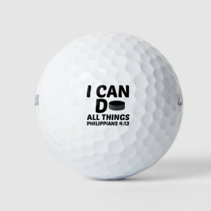 ICH KANN ALLE DINGE HOCKEY MACHEN GOLFBALL