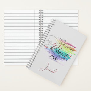 Ich kann alle Dinge Journal Notizblock