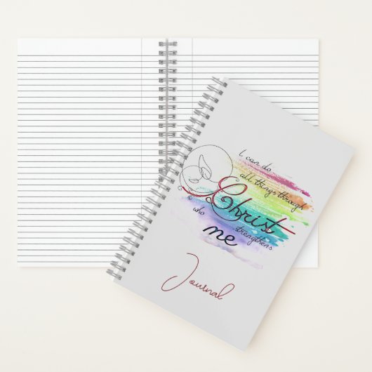 Ich kann alle Dinge Journal Notizblock (Innen)