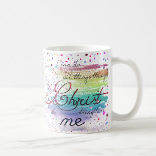 Ich kann alle Dinge Kaffeetasse