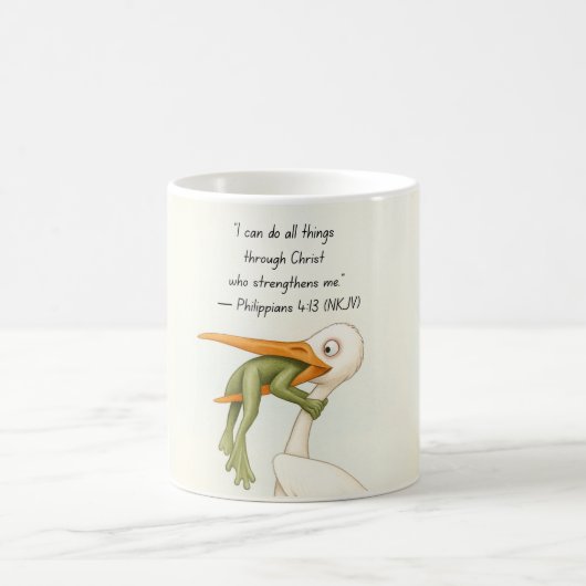 Ich kann alle Dinge Mug Kaffeetasse (Mittel)