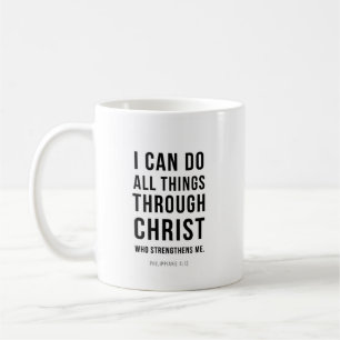 Ich kann alle Dinge Philipper 4:13 Kaffeetasse