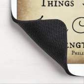 Ich kann alle Sachen durch Jesus Christus tun Mousepad (Ecke)