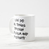 Ich kann alle Sachen Tasse tun (Vorderseite Links)