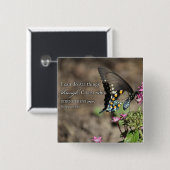 Ich kann allen Schmetterlings-Fotoknopf Sachen Button (Vorne & Hinten)