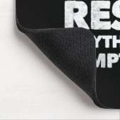 Ich kann alles außer der Versuchung widerstehen Mousepad (Ecke)