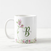 Ich kann alles Bibelverse mit Monogramm machen Kaffeetasse (Links)