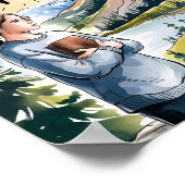 Ich kann alles Christliche Teen Girl Wall Kunst ma Poster (Ecke)