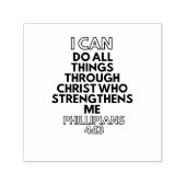 ICH KANN ALLES DURCH CHEN CHRIST MACHEN PERMASTEMPEL (Design)