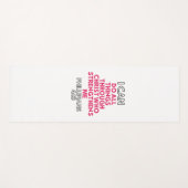 ICH KANN ALLES DURCH CHEN CHRIST MACHEN YOGAMATTE (Vorderseite (Horizontal))