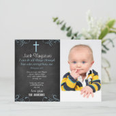 Ich kann alles durch Christ Baby machen Einladung (Stehend Vorderseite)