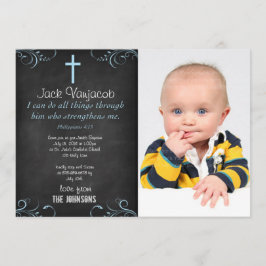 Ich kann alles durch Christ Baby machen Einladung