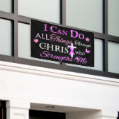 ICH KANN ALLES DURCH CHRIST MACHEN BANNER (Äußeres Gebäude)