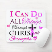 ICH KANN ALLES DURCH CHRIST MACHEN MOUSEPAD (Mit Mouse)
