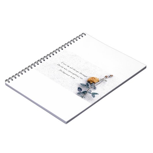 Ich kann alles durch Christ Notebook machen Notizblock (Linke Seite)