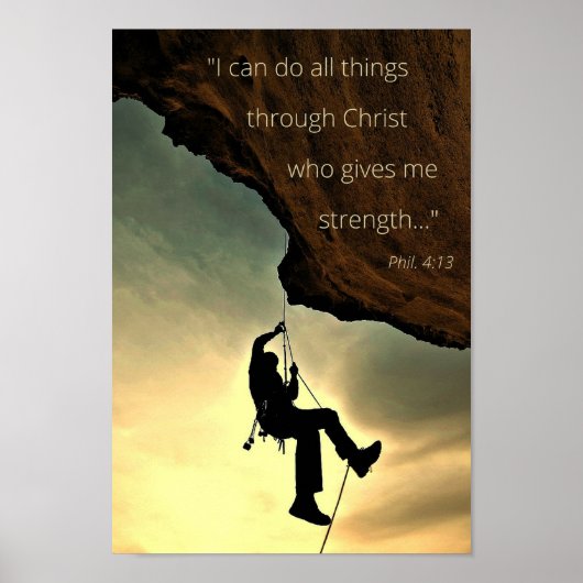 Ich kann alles durch Christ Poster 11' x 14 machen (Vorne)