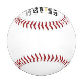 Ich kann alles durch Christi Bibelverse tun Baseball (Rückseite)