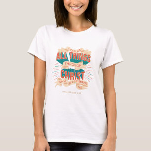Ich kann alles durch christlich-philippinische T-Shirt
