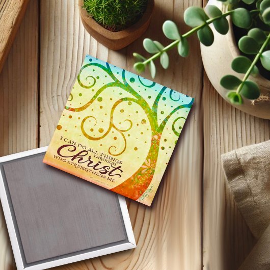 Ich kann alles durch christliche Inspiritivität tu Magnet