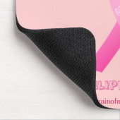 Ich kann alles durch Christlichen Brustkrebs tun Mousepad (Ecke)