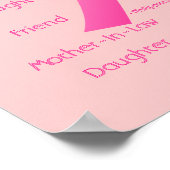 Ich kann alles durch Christlichen Brustkrebs tun Poster (Ecke)