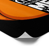 Ich kann alles durch Christus Basketball Christi m Poster (Ecke)