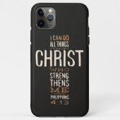 Ich kann alles durch Christus Bibelverse tun Case-Mate iPhone Hülle (Rückseite)