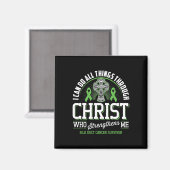 Ich kann alles durch Christus-Bil-Duktanze machen Magnet (Vorderseite/Rückseite)