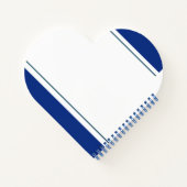 Ich kann alles durch Christus blauer Text machen Notizblock (Rückseite)