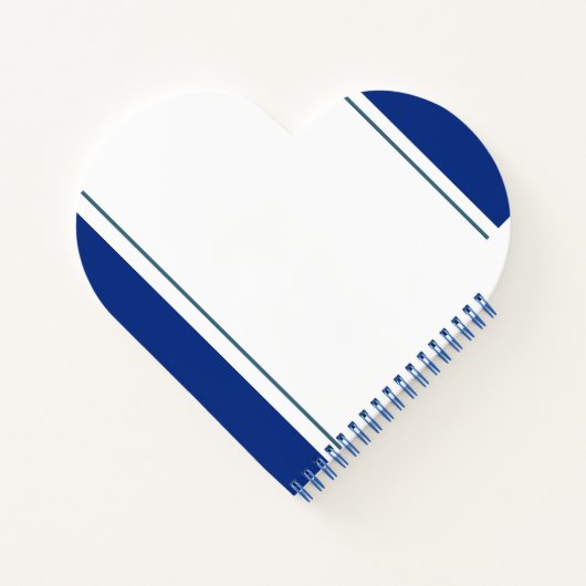 Ich kann alles durch Christus blauer Text machen Notizblock (Rückseite)