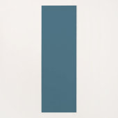 Ich kann alles durch Christus blauer Text machen Yogamatte (Rückseite)