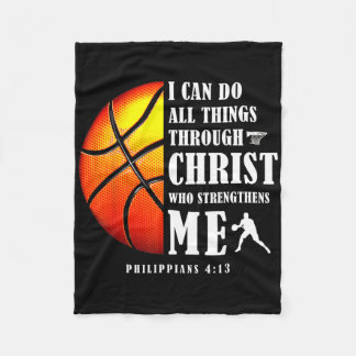 Ich kann alles durch Christus Christlich durch Bys Fleecedecke