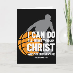 Ich kann alles durch Christus Christlich durch Bys Karte