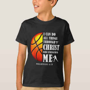 Ich kann alles durch Christus Christlich durch Bys T-Shirt