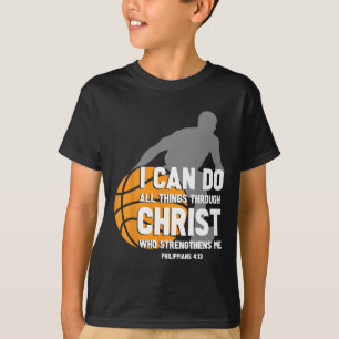 Ich kann alles durch Christus Christlich durch Bys T-Shirt
