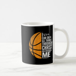 Ich kann alles durch Christus Christliche Baske tu Kaffeetasse