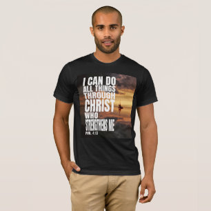 ICH KANN ALLES DURCH CHRISTUS, DER MICH STÄRKT T-Shirt