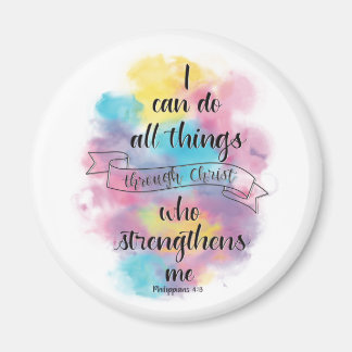 Ich kann alles durch Christus machen Magnet