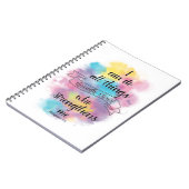 Ich kann alles durch Christus machen Notizblock (Linke Seite)