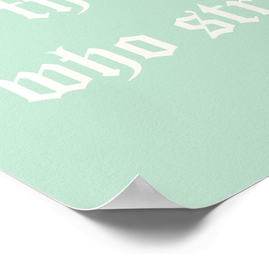 Ich kann alles durch Christus machen. Poster (Ecke)