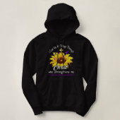 Ich kann alles durch Christus-Magenkrebs tun Hoodie (Design vorne)