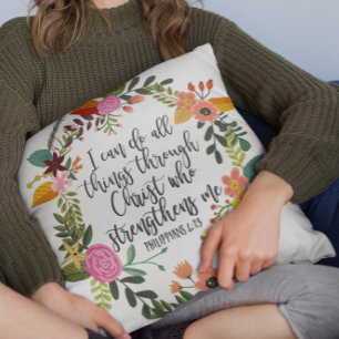 Ich kann alles durch Christus, Philippinen, Kissen