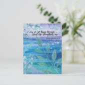 Ich kann alles durch Christus Postkarte machen (Stehend Vorderseite)