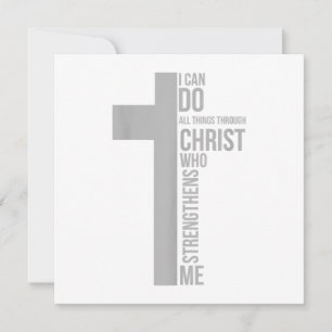Ich kann alles durch Christus tun, der stärkt Einladung