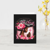 Ich kann alles durch Christus tun, der stärkt Karte (Gelbe Blume)