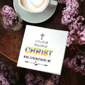 Ich kann alles durch Christus tun, der stärkt Notizblock