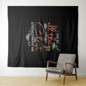 Ich kann alles durch Christus tun, der stärkt Wandteppich (Beispiel (Horizontal))